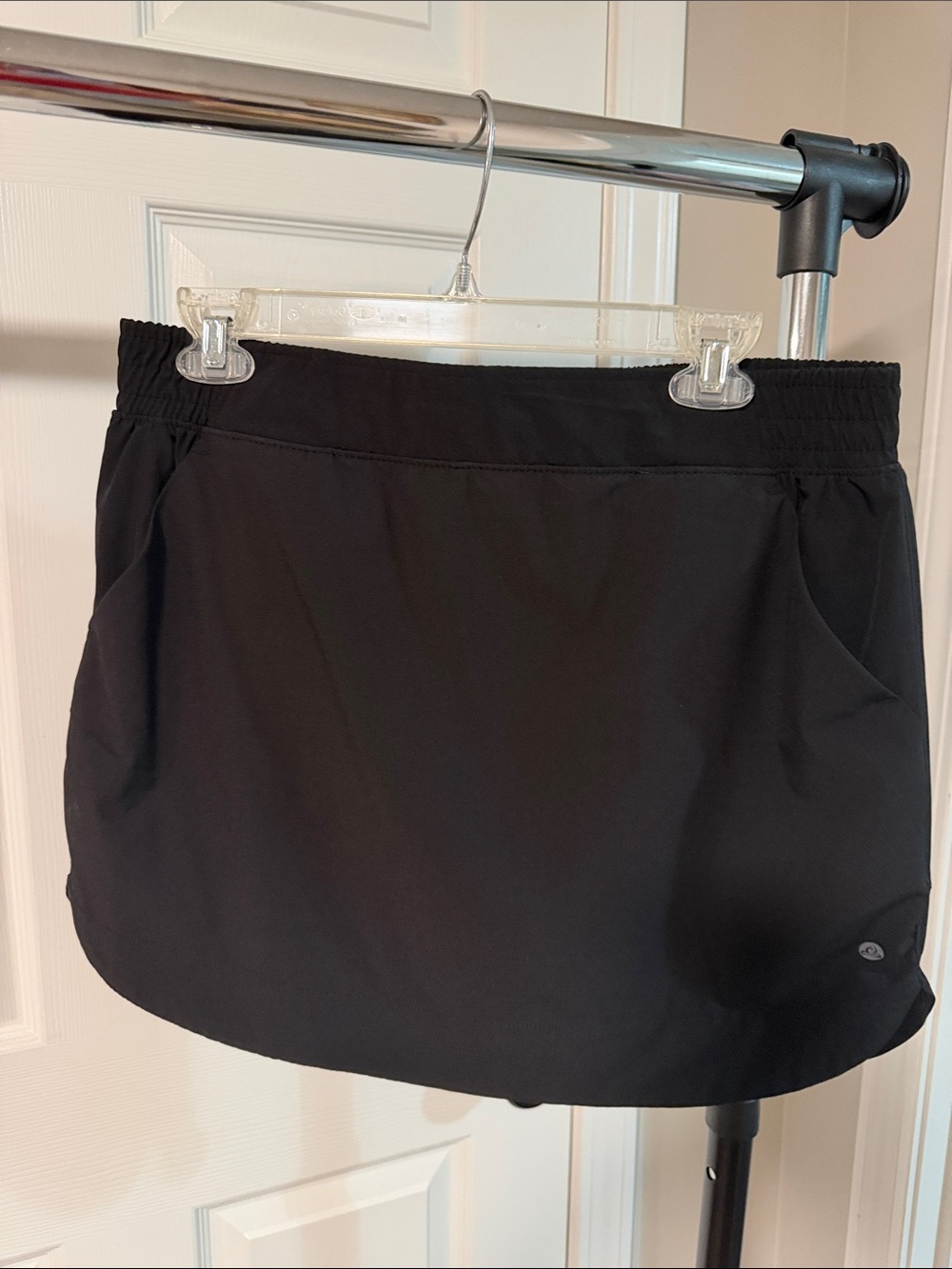 Women’s Black Athletic Skort with Pockets
